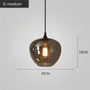 GobekUsa LED Glass Pendant Chandelier for Kitchen Dining Bar Décor