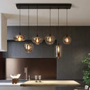 GobekUsa LED Glass Pendant Chandelier for Kitchen Dining Bar Décor