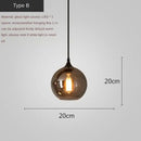 GobekUsa LED Glass Pendant Chandelier for Kitchen Dining Bar Décor