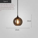 GobekUsa LED Glass Pendant Chandelier for Kitchen Dining Bar Décor