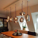 GobekUsa LED Glass Pendant Chandelier for Kitchen Dining Bar Décor
