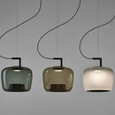 GobekUsa LED Glass Pendant Chandelier for Kitchen Living Room Dining Suspension