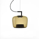GobekUsa LED Glass Pendant Chandelier for Kitchen Living Room Dining Suspension