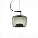 GobekUsa LED Glass Pendant Chandelier for Kitchen Living Room Dining Suspension