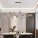 GobekUsa LED Glass Pendant Chandelier for Living Room Dining Bedroom Cafe