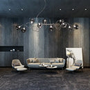 GobekUsa LED Glass Pendant Chandelier for Living Room Dining Bedroom Cafe