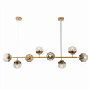 GobekUsa LED Glass Pendant Chandelier: Modern Nordic Style for Dining Room, Bedroom Decor