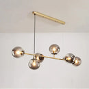 GobekUsa LED Glass Pendant Chandelier: Modern Nordic Style for Dining Room, Bedroom Decor