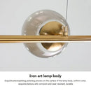 GobekUsa LED Glass Pendant Chandelier: Modern Nordic Style for Dining Room, Bedroom Decor