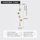GobekUsa LED Glass Pendant Chandelier: Modern Nordic Style for Dining Room, Bedroom Decor
