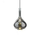 GobekUsa LED Glass Pendant Lamp: Hotel Kitchen Restaurant Bar Chandeliers Lighting