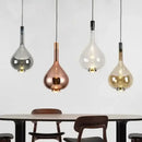 GobekUsa LED Glass Pendant Lamp: Hotel Kitchen Restaurant Bar Chandeliers Lighting