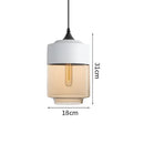 GobekUsa LED Glass Pendant Lamp: Modern Nordic Hanging Light for Kitchen, Bedroom, Hotel & Restaurant decor.