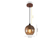 GobekUsa LED Glass Pendant Lamp: Modern Nordic Hanging Light for Kitchen, Bedroom, Hotel & Restaurant decor.