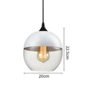 GobekUsa LED Glass Pendant Lamp: Modern Nordic Hanging Light for Kitchen, Bedroom, Hotel & Restaurant decor.