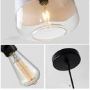 GobekUsa LED Glass Pendant Lamp: Modern Nordic Hanging Light for Kitchen, Bedroom, Hotel & Restaurant decor.