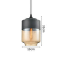 GobekUsa LED Glass Pendant Lamp: Modern Nordic Hanging Light for Kitchen, Bedroom, Hotel & Restaurant decor.