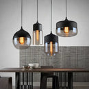 GobekUsa LED Glass Pendant Lamp: Modern Nordic Hanging Light for Kitchen, Bedroom, Hotel & Restaurant decor.