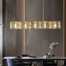GobekUsa LED Glass Pendant Light Dimmable Chandelier Kitchen Island Decor