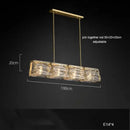 GobekUsa LED Glass Pendant Light Dimmable Chandelier Kitchen Island Decor