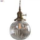 GobekUsa LED Glass Pendant Light Fixture for Study Restaurant Kitchen Stair Hanglampen