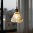 GobekUsa LED Glass Pendant Light - Modern Nordic Kitchen Bedside Hallway Hanging Lamp