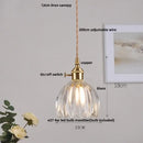 GobekUsa LED Glass Pendant Light - Modern Nordic Kitchen Bedside Hallway Hanging Lamp