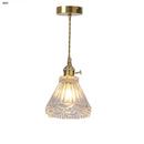 GobekUsa LED Glass Pendant Light - Modern Nordic Kitchen Bedside Hallway Hanging Lamp