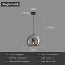 GobekUsa LED Glass Pendant Light: Modern Nordic Luxury Hanging Lamp Fixture