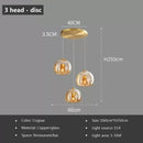 GobekUsa LED Glass Pendant Light: Modern Nordic Luxury Hanging Lamp Fixture