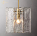 GobekUsa LED Glass Pendant Light, Modern Small Chandeliers for Bedroom, Dining Room, Kitchen Island