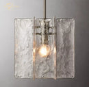 GobekUsa LED Glass Pendant Light, Modern Small Chandeliers for Bedroom, Dining Room, Kitchen Island