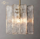 GobekUsa LED Glass Pendant Light, Modern Small Chandeliers for Bedroom, Dining Room, Kitchen Island