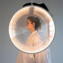 GobekUsa LED Glass Pendant Light: Stylish Round Fixture for Hall, Living Room, Restaurant