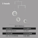 GobekUsa LED Glass Pendant Light: Stylish Round Fixture for Hall, Living Room, Restaurant
