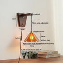GobekUsa LED Glass Sconce Wall Lamp Nordic Stair Light Fixtures