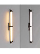 GobekUsa LED Glass Wall Lamp for Living Room Bedroom Café Restaurant, Minimalist Postmodern Design