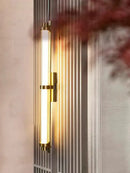 GobekUsa LED Glass Wall Lamp for Living Room Bedroom Café Restaurant, Minimalist Postmodern Design