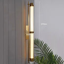 GobekUsa LED Glass Wall Lamp for Living Room Bedroom Café Restaurant, Minimalist Postmodern Design