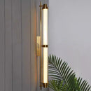 GobekUsa LED Glass Wall Lamp for Living Room Bedroom Café Restaurant, Minimalist Postmodern Design