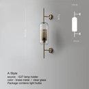 GobekUsa LED Glass Wall Lamp for Modern Bedroom Decor
