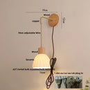 GobekUsa LED Glass Wall Lamp: Luxury Modern Bedroom Coffee Home Decor Vanity Light