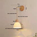 GobekUsa LED Glass Wall Lamp Modern Bedroom Coffee Vanity Light Fixtures