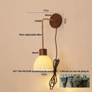 GobekUsa LED Glass Wall Lamp Modern Bedroom Coffee Vanity Light Fixtures