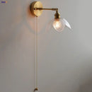 GobekUsa LED Glass Wall Light Fixture Up Down Rotate Modern Living Room Bar