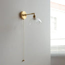 GobekUsa LED Glass Wall Light Fixture Up Down Rotate Modern Living Room Bar