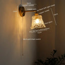 GobekUsa LED Glass Wall Lights Modern Decor for Bedroom Living Room Bar Balcony.