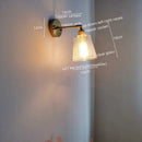 GobekUsa LED Glass Wall Lights Modern Decor for Bedroom Living Room Bar Balcony.