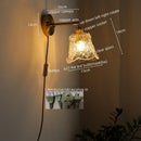 GobekUsa LED Glass Wall Lights Modern Decor for Bedroom Living Room Bar Balcony.