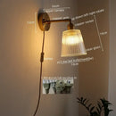 GobekUsa LED Glass Wall Lights Modern Decor for Bedroom Living Room Bar Balcony.